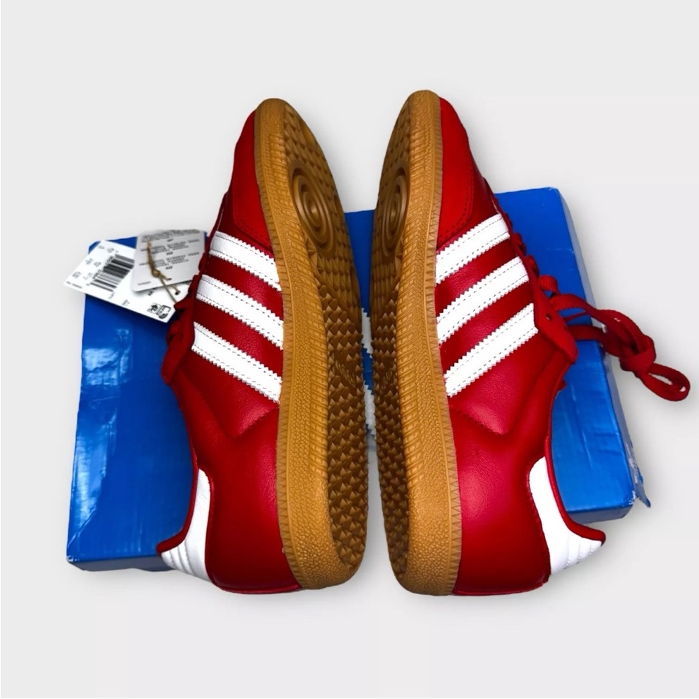 NEW Adidas Originals Samba OG Scarlet White IE6524 Women Size US6 UK4.5 Red - Picture 12 of 15